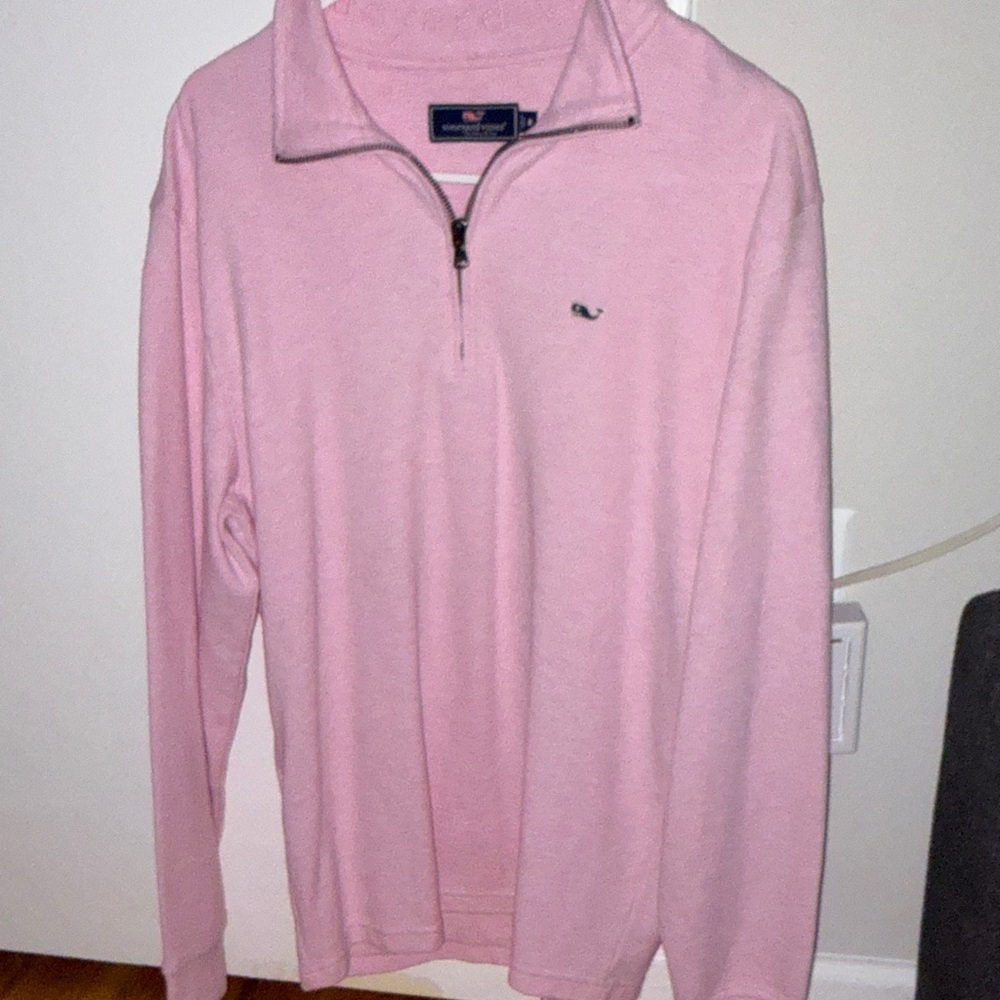 Vineyard Vines Men’s Salt water Quarter Zip, Size Medium - Picture 4 of 6